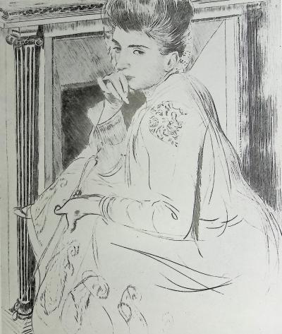 Paul César HELLEU : Les badines, Héliogravure 2