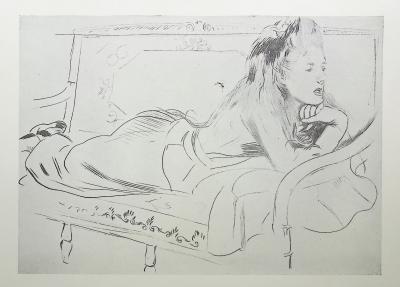 Paul César HELLEU : Petite Cléopâtre, Héliogravure 2