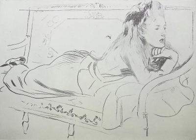 Paul César HELLEU : Petite Cléopâtre, Héliogravure 2