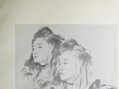 Paul César HELLEU : Les quatres soeurs, Héliogravure 2