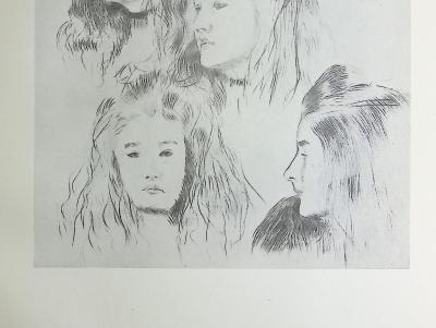 Paul César HELLEU : Les quatres soeurs, Héliogravure 2