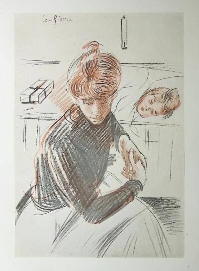 Paul César HELLEU : La fièvre, Héliogravure 2