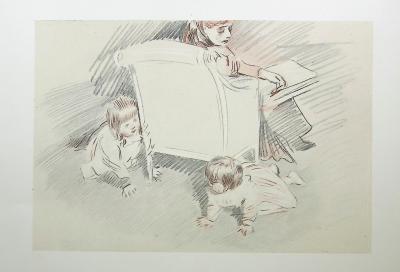 Paul César HELLEU : Coucou d'enfants, Héliogravure 2