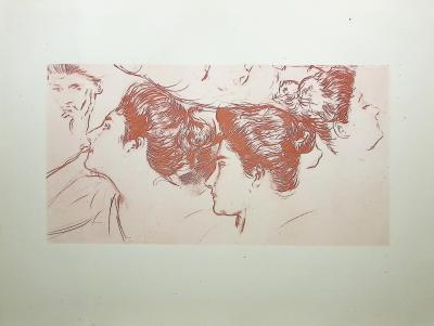 Paul César HELLEU : Les femmes, Héliogravure 2