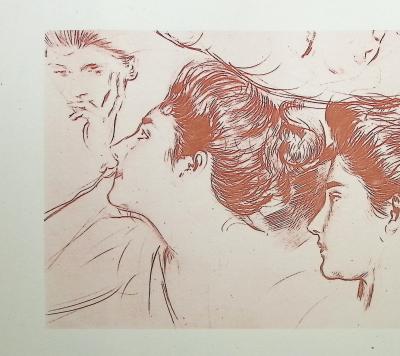 Paul César HELLEU : Les femmes, Héliogravure 2