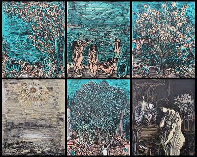 André COTTAVOZ : Vision du Paradis, 6 Lithographies originales, 1962 2