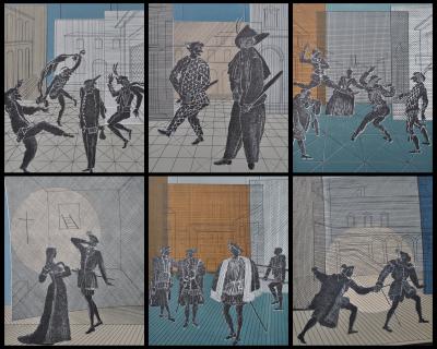 Pierre GARCIA-FONS : Théâtre, 6 Lithographies originales, 1962 2