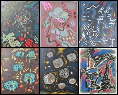 André MASSON : Rêves psychédéliques, 6 Lithographies originales 2