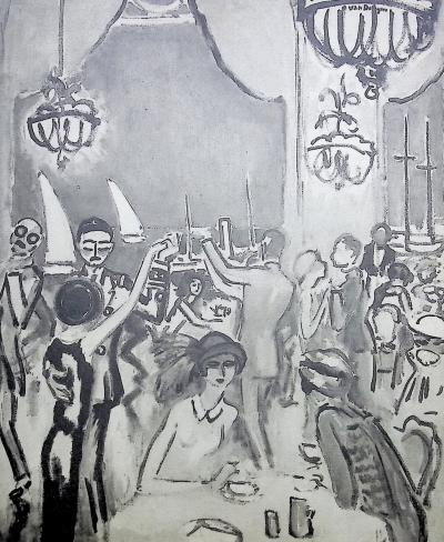 Kees VAN DONGEN : Les trois muses, Gravure 2