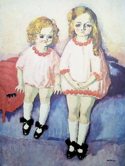 Kees VAN DONGEN : Les deux soeurs, Gravure signée 2