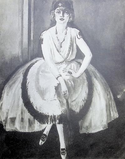 Kees VAN DONGEN: The cabaret dancer, signed engraving 2
