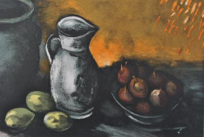Maurice DE VLAMINCK : Nature morte aux pots, Lithographie signée 2