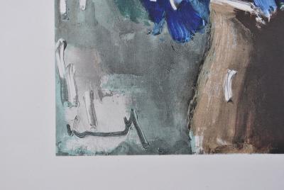 Maurice DE VLAMINCK : Les Delphiniums, Lithographie signée 2