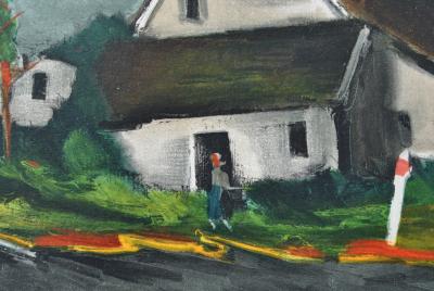 Maurice DE VLAMINCK : Beaumont sur Sarthe, Lithographie signée 2