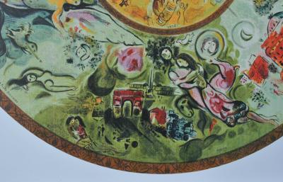 Marc CHAGALL : Plafond de l’opéra Garnier, Lithographie signée, 500ex 2