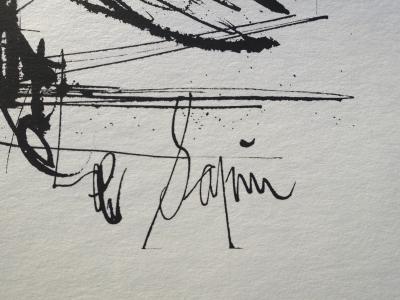 Bernard BUFFET : Le sapin, Gravure originale signée 2