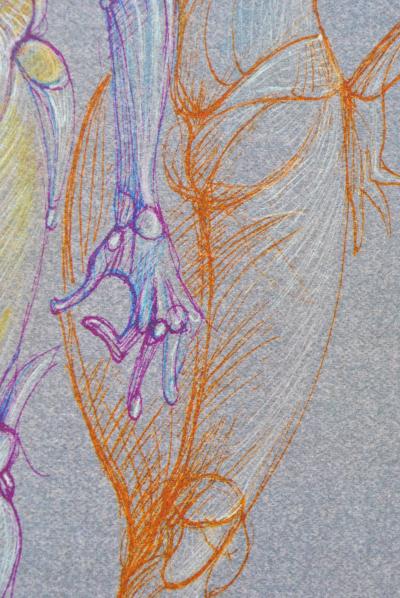 Léonor FINI : Les trois superbes, Héliogravure signée, 1980 2