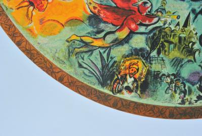 Marc CHAGALL : Plafond de l’opéra Garnier, Lithographie signée, 500ex 2