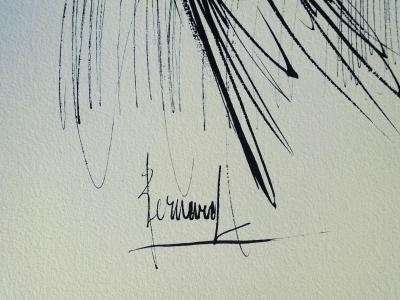 Bernard BUFFET : Le poisson, Gravure originale signée 2