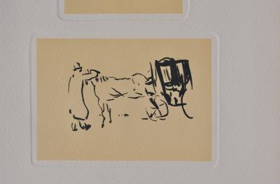 Albert MARQUET : Scènes de vie parisiennes, Gravure signée 2