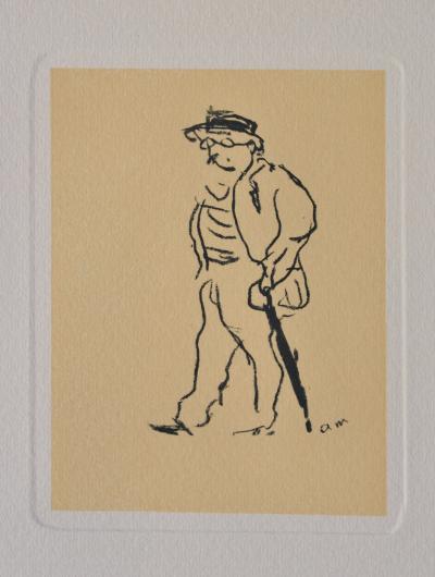 Albert MARQUET : Scènes de vie parisiennes, Gravure signée 2