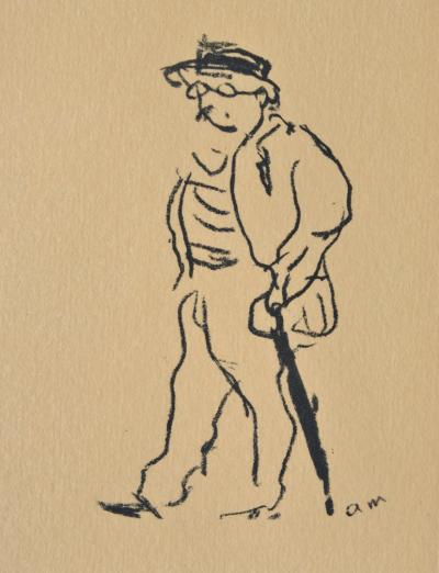 Albert MARQUET : Scènes de vie parisiennes, Gravure signée 2