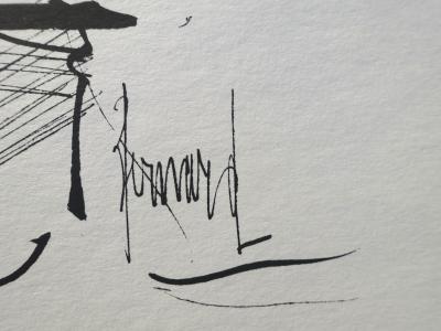 Bernard BUFFET : L’Egypte, Gravure originale signée 2