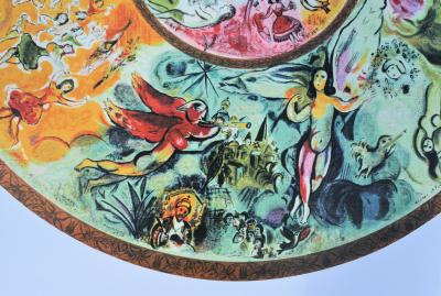 Marc CHAGALL : Plafond de l’opéra Garnier, Lithographie signée, 500ex 2
