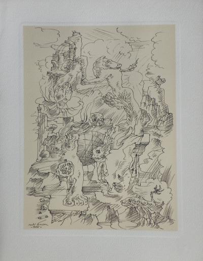 André MASSON : Métamorphoses, Gravure signée, 1951 2