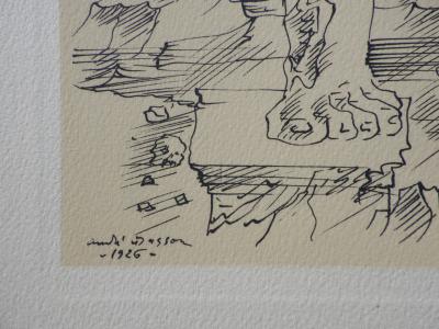 André MASSON : Métamorphoses, Gravure signée, 1951 2