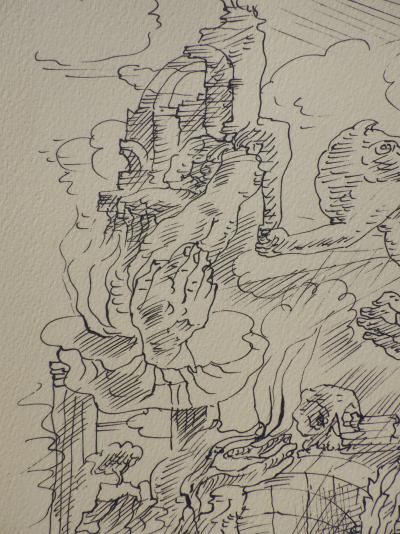 André MASSON : Métamorphoses, Gravure signée, 1951 2