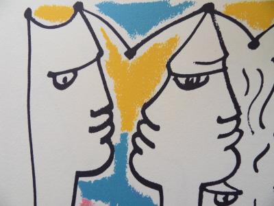 Jean COCTEAU : Europe - Tant de tensions, Lithographie signée 2