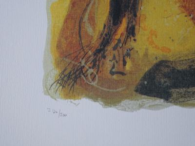 Marc CHAGALL : Moïse et le buisson ardent, Lithographie signée 2