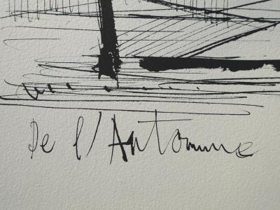 Bernard BUFFET : Automne, Gravure originale signée 2