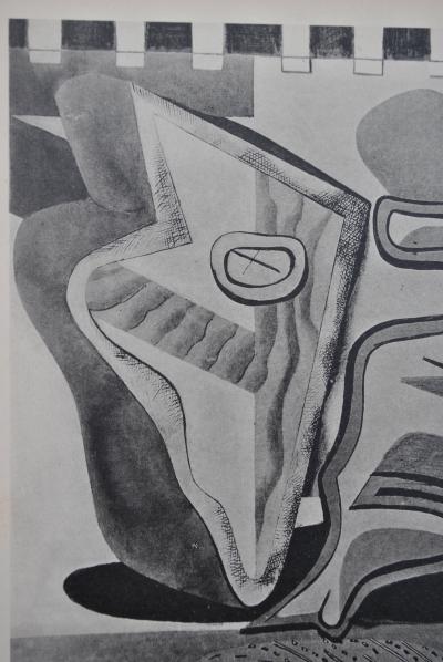 LE CORBUSIER : Figure devant une porte blanche , héliogravure, 1938 2