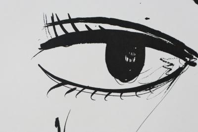 Bernard BUFFET : Vos yeux, Gravure originale signée, 1961 2