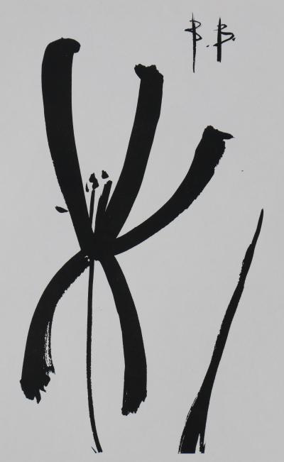 Bernard BUFFET : Iris de Ketsuke, Gravure originale signée 2