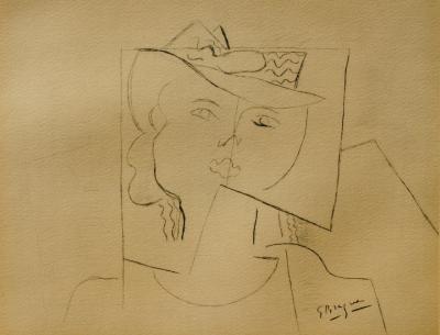 Georges BRAQUE: Modern couple, Heliogravure, 1950 2