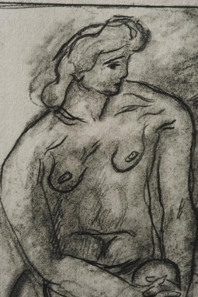 Georges BRAQUE : Modèle nu de face, Héliogravure, 1950 2