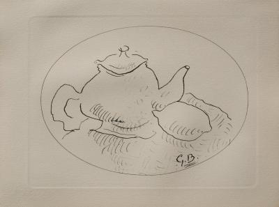 Georges BRAQUE : Nature morte à la théière, Héliogravure, 1950 2