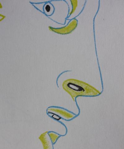 Jean COCTEAU : Bacchus, Lithographie originale 2