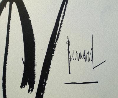 Bernard BUFFET : L’Iris, Gravure originale signée 2