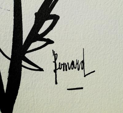 Bernard BUFFET : Le Tournesol, Gravure originale signée 2
