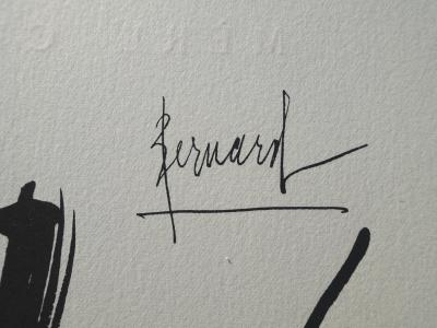 Bernard BUFFET : L’Iris, Gravure originale signée 2
