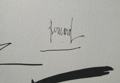 Bernard BUFFET : Tes larmes, Gravure originale signée 2