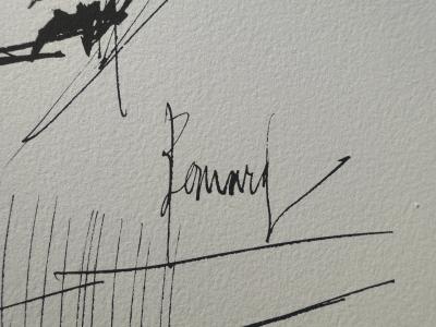 Bernard BUFFET : Automne, Gravure originale signée 2