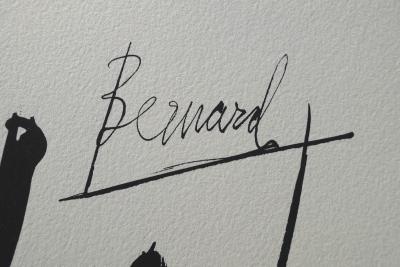 Bernard BUFFET : Les deux Iris, Gravure originale signée 2