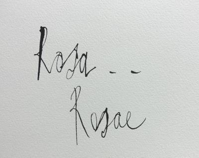 Bernard BUFFET : Rosa Rosae, Gravure originale signée 2