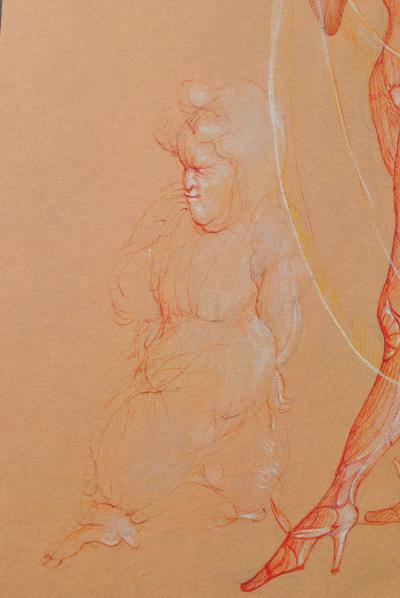 Léonor FINI : Le refus, Héliogravure signée, 1980 2