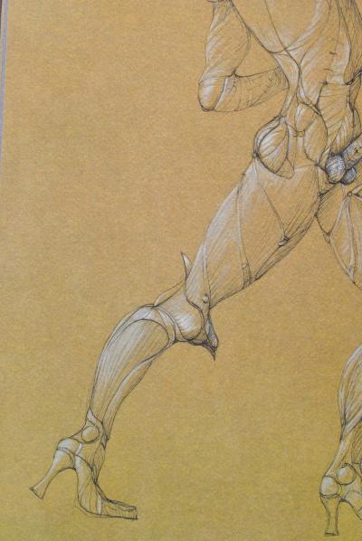 Léonor FINI : Princesse à la chevelure d'or, Héliogravure signée, 1980 2